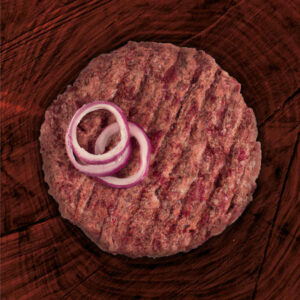 Hamburguesa de poroto cranberry y cebolla colorada (4 Unidades)